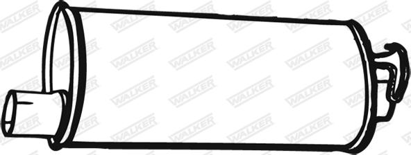 Walker 08157 - Глушник вихлопних газів кінцевий autozip.com.ua