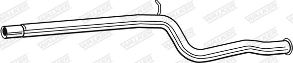 Walker 08138 - Труба вихлопного газу autozip.com.ua