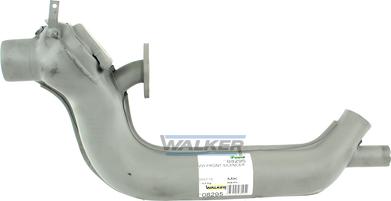 Walker 08295 - Середній глушник вихлопних газів autozip.com.ua