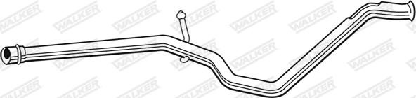 Walker 10538 - Труба вихлопного газу autozip.com.ua