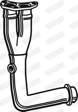Walker 02985 - Труба вихлопного газу autozip.com.ua