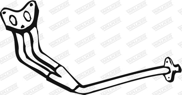 Walker 02671 - Труба вихлопного газу autozip.com.ua