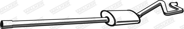 Walker 19557 - Глушник вихлопних газів кінцевий autozip.com.ua