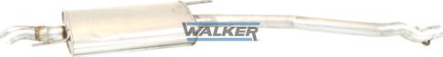 Walker 19691 - Глушник вихлопних газів кінцевий autozip.com.ua
