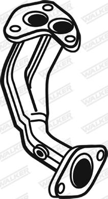 Walker 19253 - Труба вихлопного газу autozip.com.ua