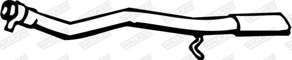 Walker 14081 - Труба вихлопного газу autozip.com.ua