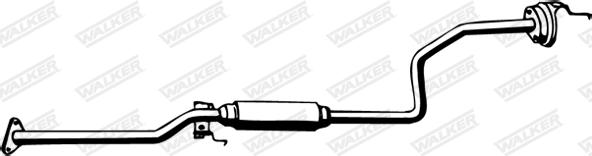 Walker 15144 - Середній глушник вихлопних газів autozip.com.ua