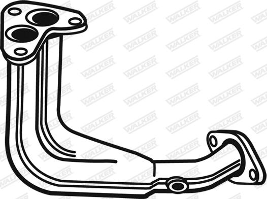 Walker 15806 - Труба вихлопного газу autozip.com.ua