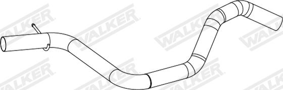Walker 10921 - Труба вихлопного газу autozip.com.ua