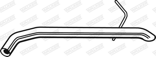 Walker 10631 - Труба вихлопного газу autozip.com.ua