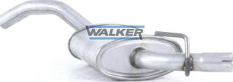Walker 18504 - Середній глушник вихлопних газів autozip.com.ua