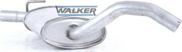 Walker 18504 - Середній глушник вихлопних газів autozip.com.ua