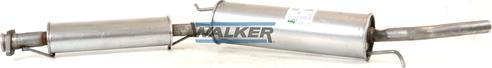 Walker 18100 - Глушник вихлопних газів кінцевий autozip.com.ua
