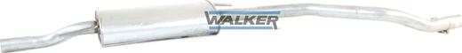 Walker 18258 - Глушник вихлопних газів кінцевий autozip.com.ua
