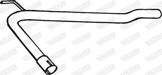 Walker 18264 - Труба вихлопного газу autozip.com.ua