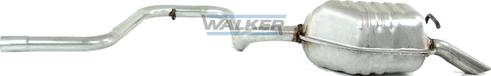 Walker 18732 - Глушник вихлопних газів кінцевий autozip.com.ua