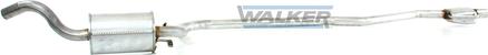 Walker 13754 - Середній глушник вихлопних газів autozip.com.ua