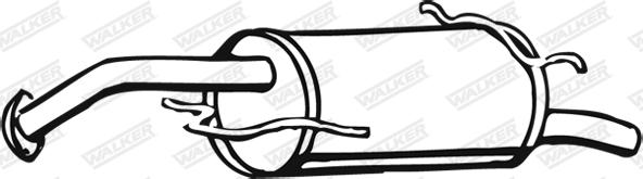 Walker 17939 - Глушник вихлопних газів кінцевий autozip.com.ua