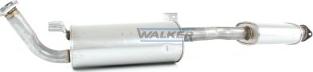 Walker 17649 - Середній глушник вихлопних газів autozip.com.ua
