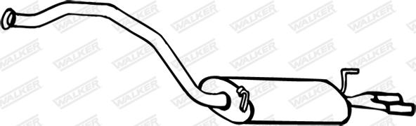 Walker 17865 - Глушник вихлопних газів кінцевий autozip.com.ua