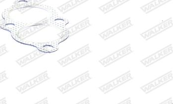 Walker 80202 - Прокладка, труба вихлопного газу autozip.com.ua