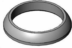 Walker 82055 - Прокладка, труба вихлопного газу autozip.com.ua