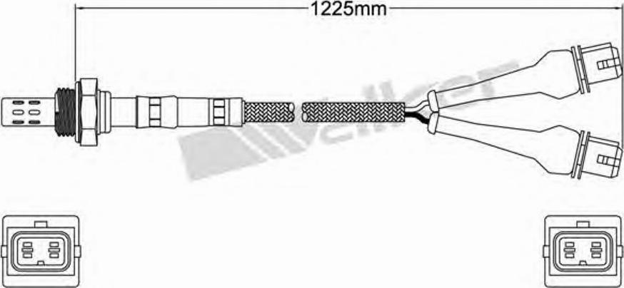 Walker 250-24030 - Лямбда-зонд, датчик кисню autozip.com.ua