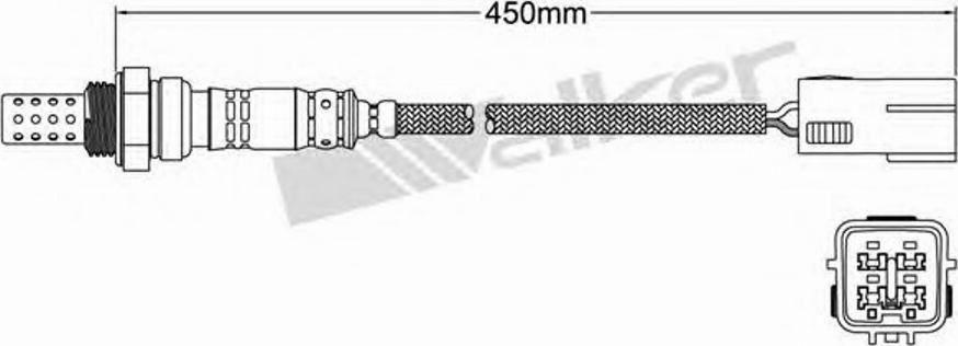 Walker 250-24131 - Лямбда-зонд, датчик кисню autozip.com.ua