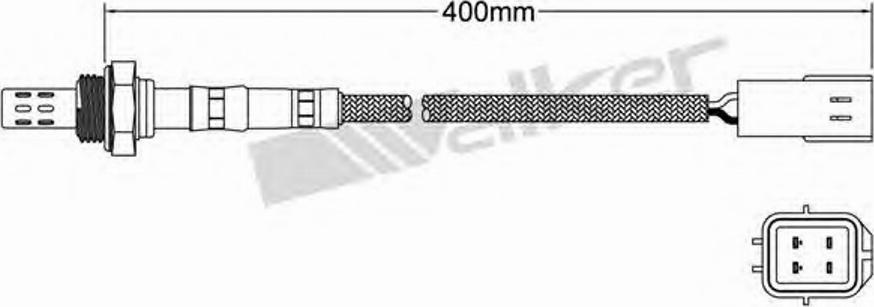 Walker 250-24341 - Лямбда-зонд, датчик кисню autozip.com.ua