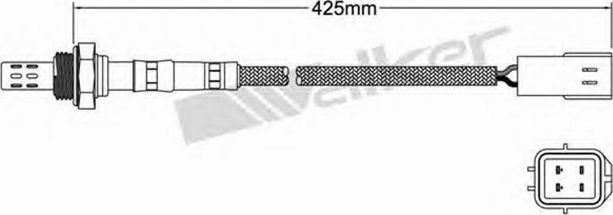 Walker 250-24356 - Лямбда-зонд, датчик кисню autozip.com.ua