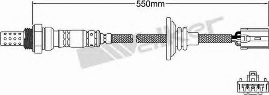 Walker 250-24224 - Лямбда-зонд, датчик кисню autozip.com.ua