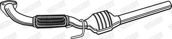 Walker 20633 - Каталізатор autozip.com.ua