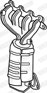 Walker 20819 - Каталізатор autozip.com.ua