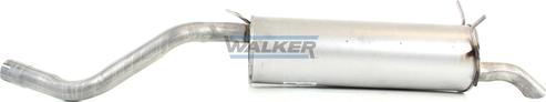 Walker 21162 - Глушник вихлопних газів кінцевий autozip.com.ua