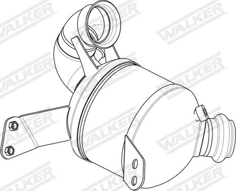 Walker 28920 - Каталізатор autozip.com.ua