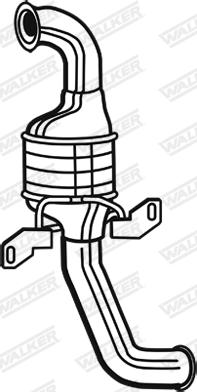 Walker 28587 - Каталізатор autozip.com.ua