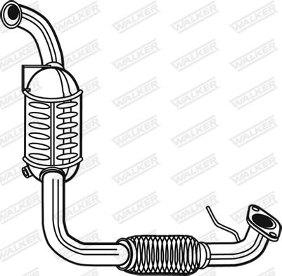Walker 28663 - Каталізатор autozip.com.ua
