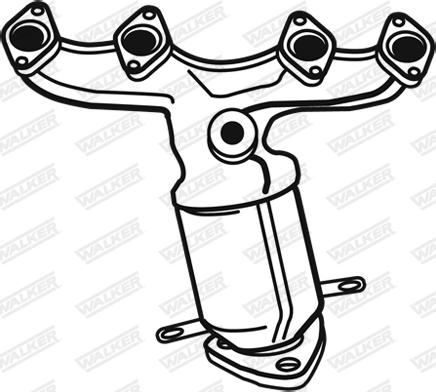 Walker 28686 - Каталізатор autozip.com.ua
