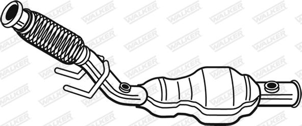 Walker 28625 - Каталізатор autozip.com.ua