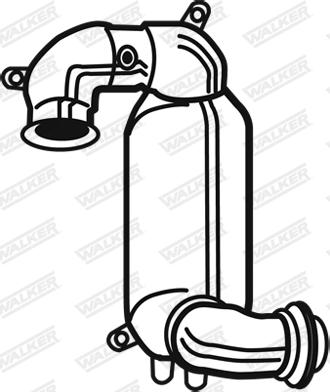 Walker 28627 - Попередній каталізатор autozip.com.ua