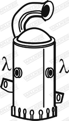 Walker 28099 - Каталізатор autozip.com.ua