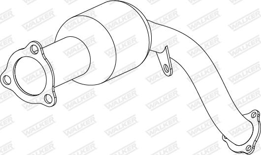 Walker 28853 - Каталізатор autozip.com.ua