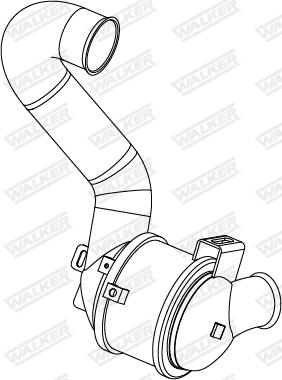Walker 28815 - Попередній каталізатор autozip.com.ua