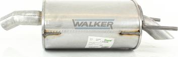Walker 23038 - Глушник вихлопних газів кінцевий autozip.com.ua