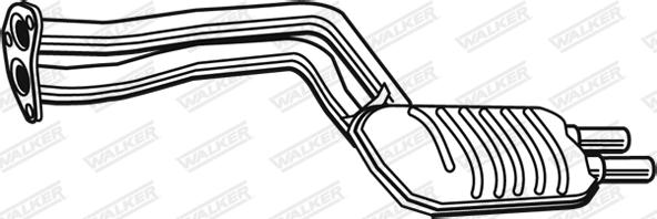 Walker 23287 - Предглушітель вихлопних газів autozip.com.ua