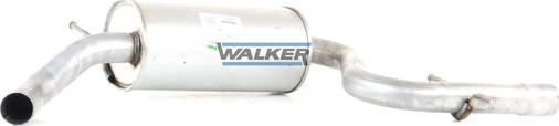 Walker 22973 - Середній глушник вихлопних газів autozip.com.ua