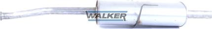 Walker 22545 - Середній глушник вихлопних газів autozip.com.ua