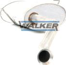 Walker 22551 - Середній глушник вихлопних газів autozip.com.ua