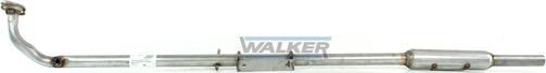 Walker 22860 - Середній глушник вихлопних газів autozip.com.ua