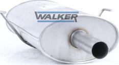 Walker 22380 - Середній глушник вихлопних газів autozip.com.ua